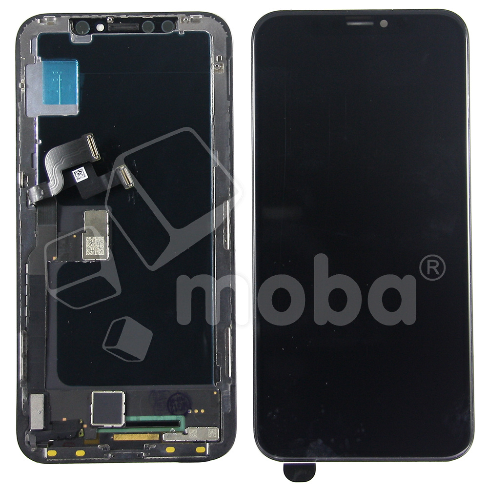 Дисплей для iPhone X (A1865/A1901) в сборе с тачскрином Черный - OR (Снятый, заменено ТОЛЬКО стекло)