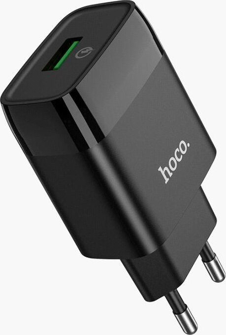СЗУ HOCO (6931474732507) СЗУ HOCO C72Q Glorious single port charger черный