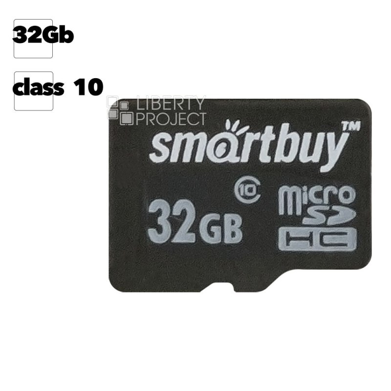 Карта памяти SmartBuy Micro SD 32Гб (class 10) (без адаптера)