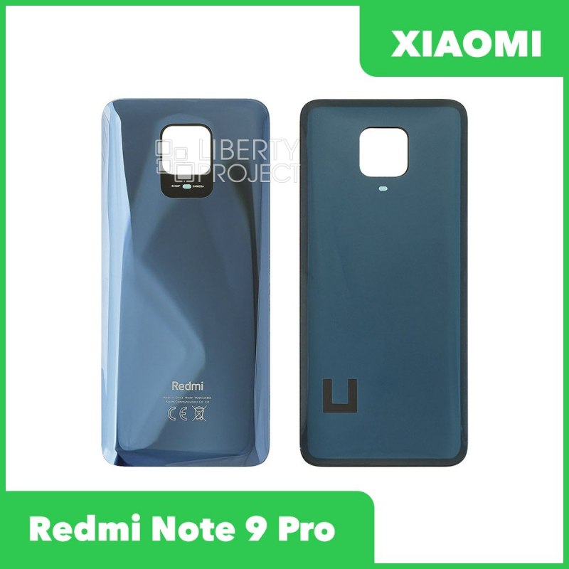 Задняя крышка для Xiaomi Redmi Note 9S/9 Pro (серый)