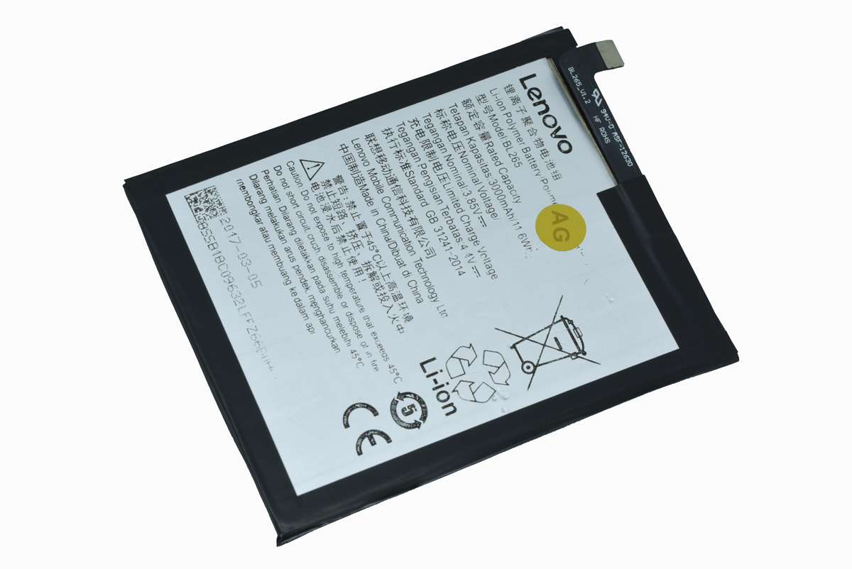 Аккумулятор для Lenovo BL265 Moto M 3000 мАч Premium батарея
