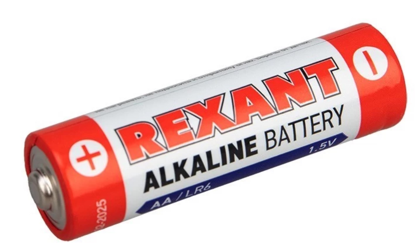 Батарейка алкалиновая AA/LR6 1,5V 24 шт. (пальчик) блистер REXANT
