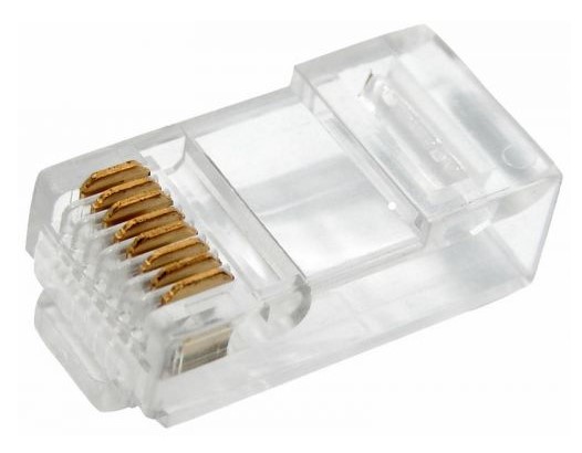 Джек RJ-45 8P8C CAT 5e REXANT под витую пару, UTP