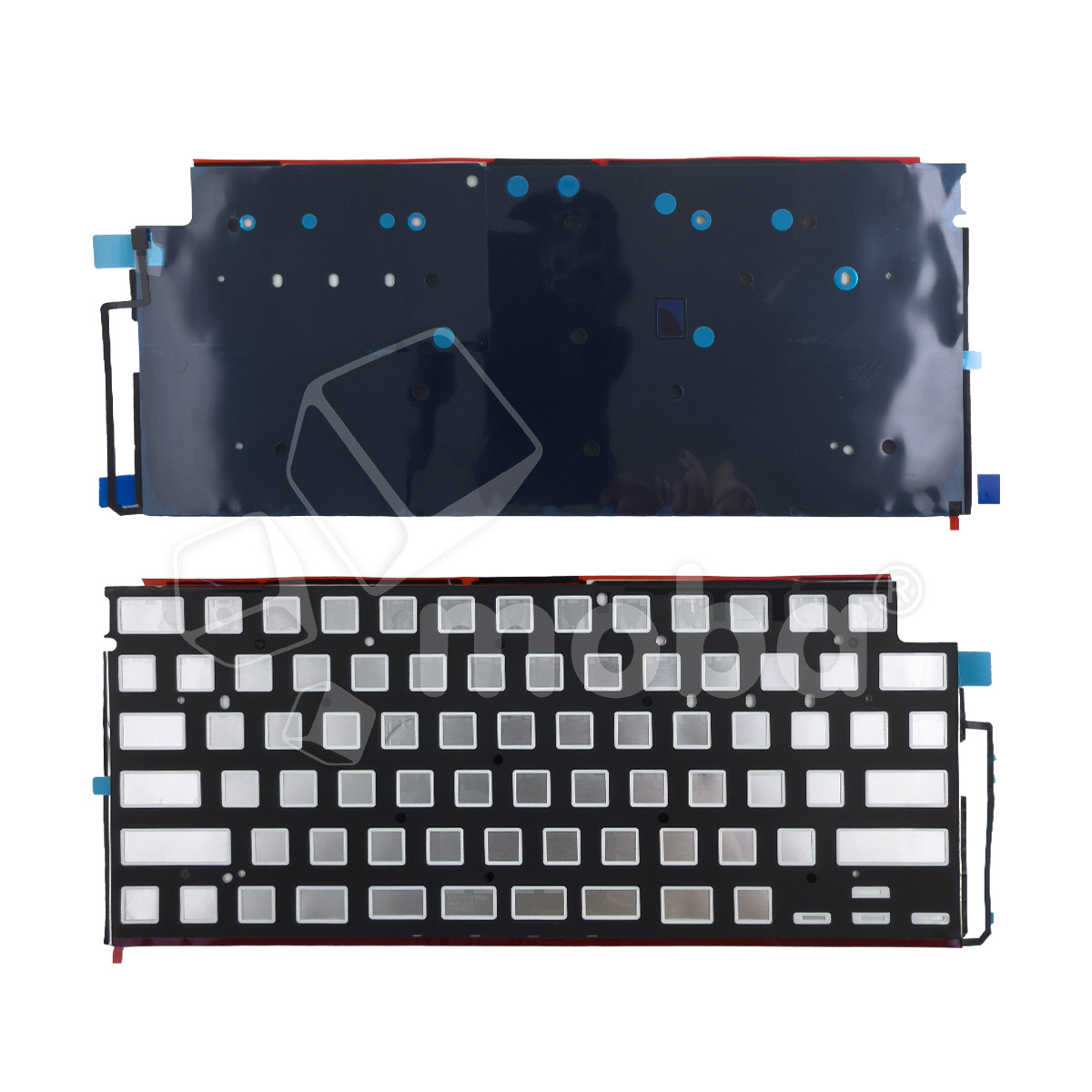 Подсветка клавиатуры для ноутбука MacBook Air M2 13" A2681/A2941/A3113/A3114 (2022-2024, прямой Enter RU) Черный