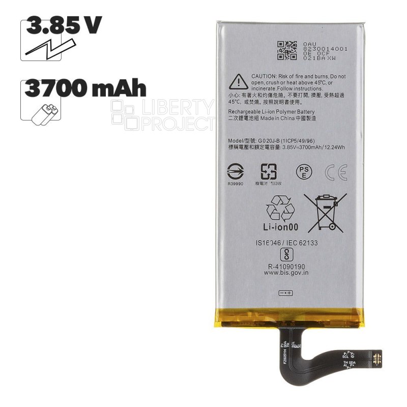 Аккумулятор (АКБ) Google Pixel 4XL (G020J-B) Filling Capacity