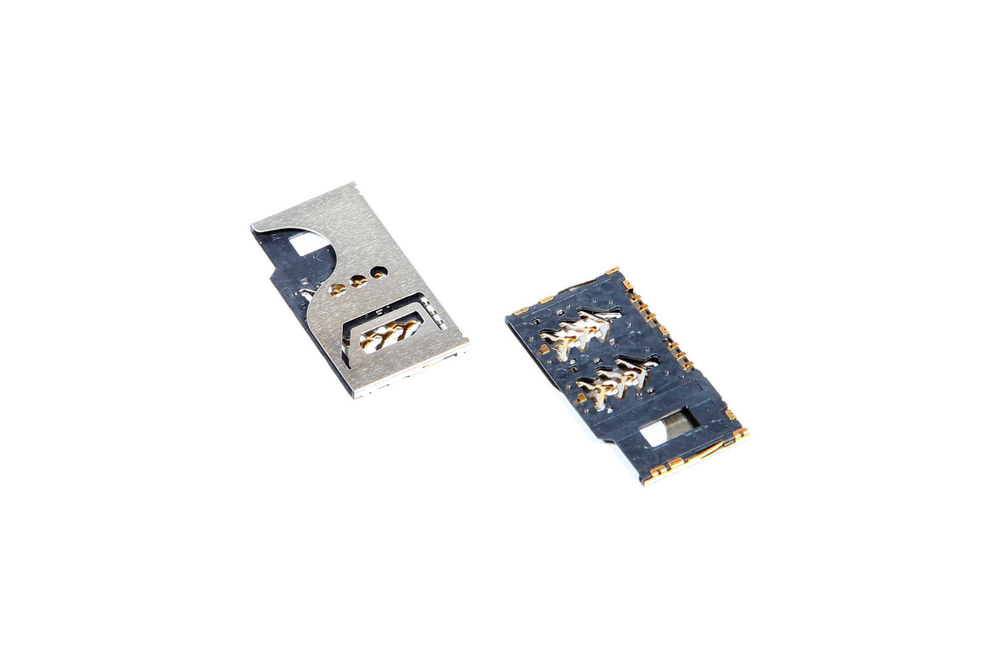Коннектор SIM-карты (сим), mmc коннектор для Blackberry 9360 (S64)