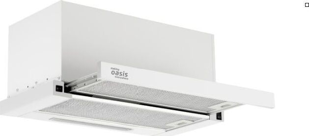 Встраиваемая вытяжка OASIS VT-60W (F) (making oasis everywhere) белое стекло