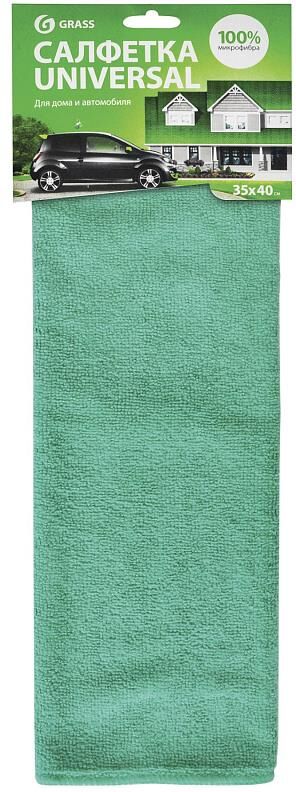 Салфетка GRASS IT-0306 микрофибра универс 35*40 (1шт) УПАК