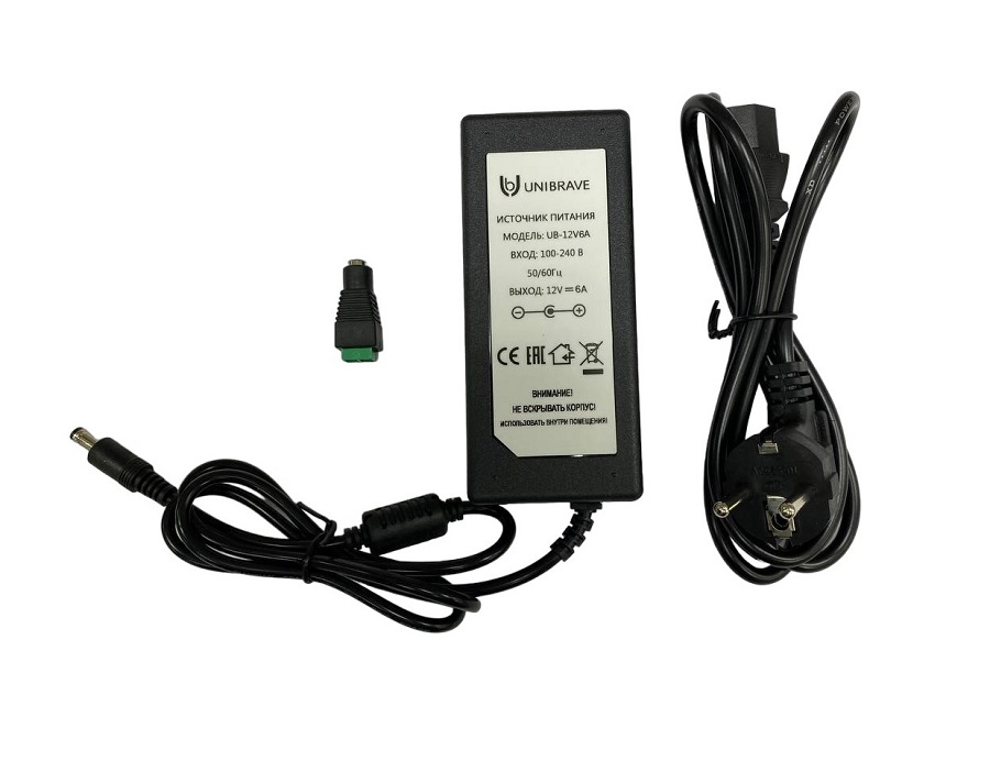 Блок питания Unibrave UB-12V6A
