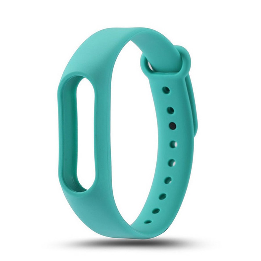 Силиконовый ремешок для Xiaomi mi band 3/4 бирюзовый