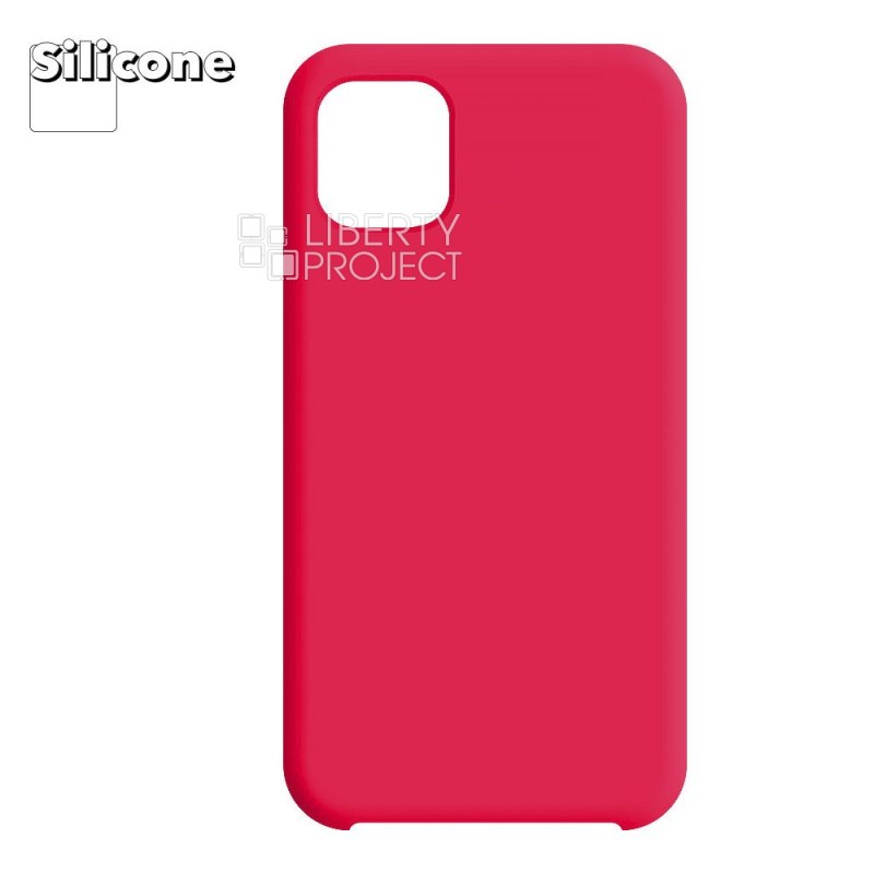 Силиконовый чехол для iPhone 11 "Silicone Case" (ярко-розовый) 47