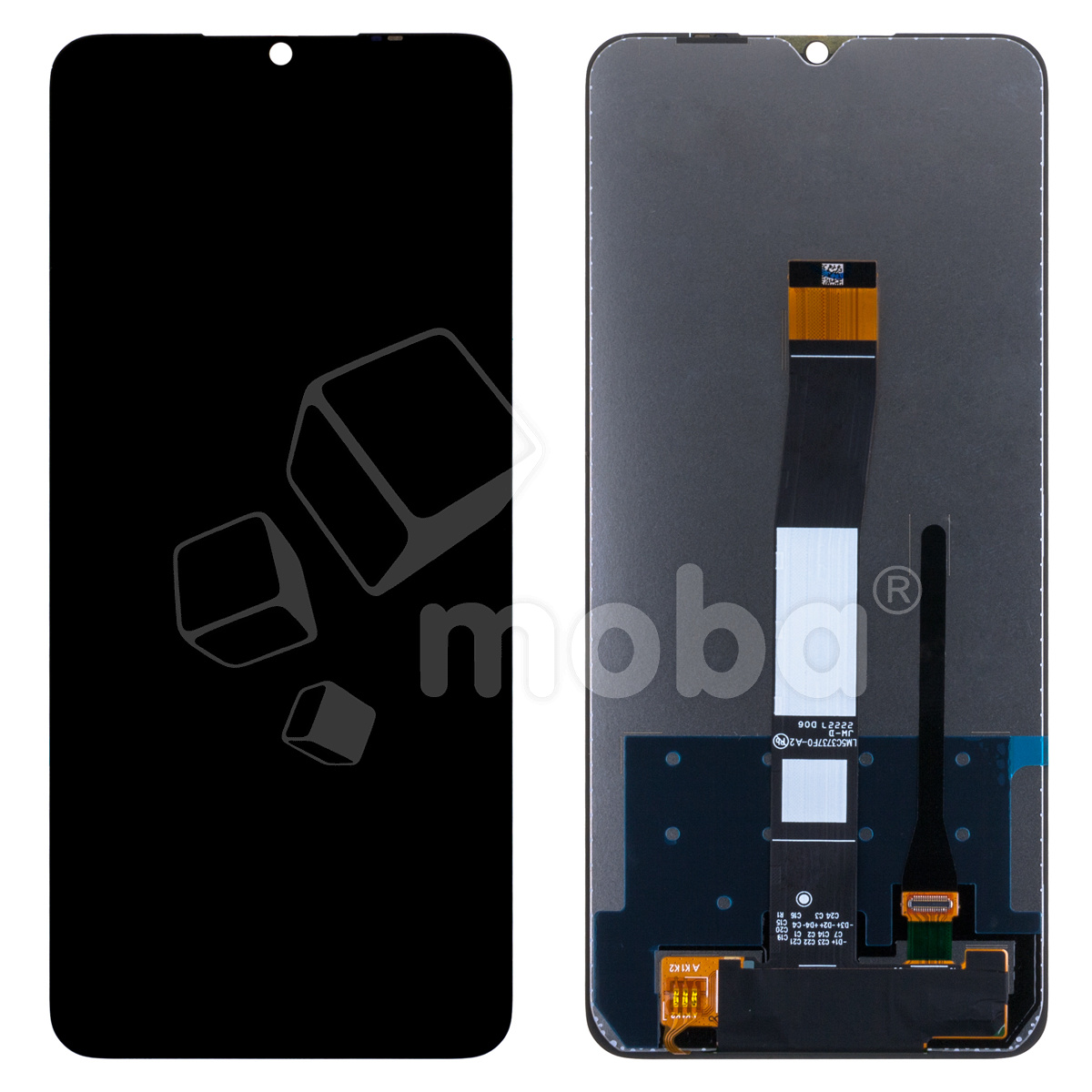 Дисплей для Xiaomi Redmi 10C (220333QNY) в сборе с тачскрином Черный - OR (HD+, 300 Кд/м2, 60 Гц)