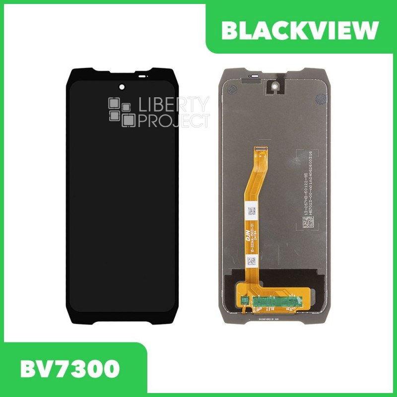 LCD дисплей для Blackview BV7300 в сборе с тачскрином (черный)OR 100%