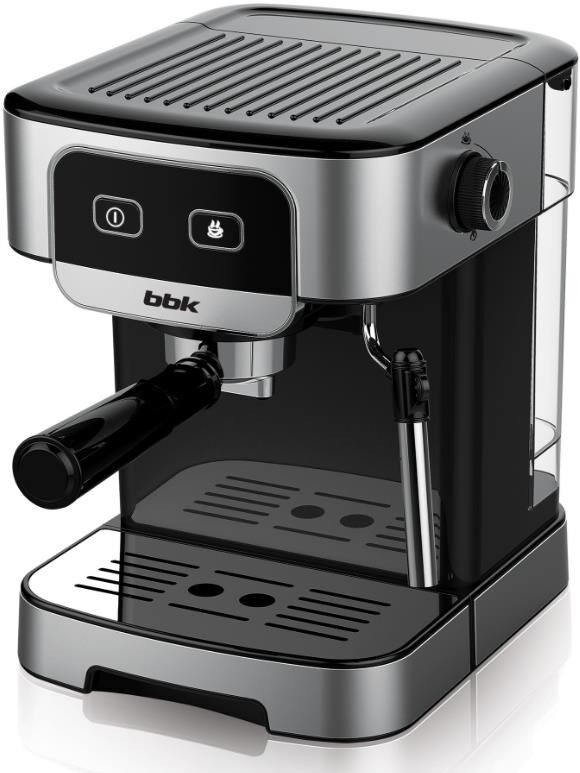 Кофеварка рожковая BBK BCM1500 черный/нержавеющая сталь