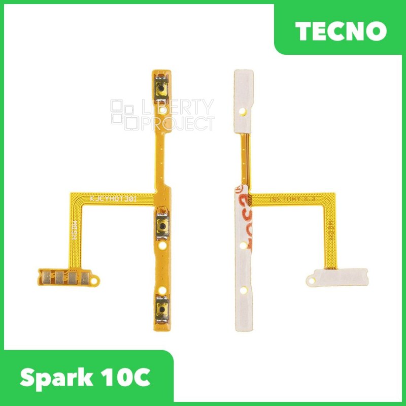 Шлейф/FLC Tecno Spark 10C (KI5M) на кнопки громкости/включения