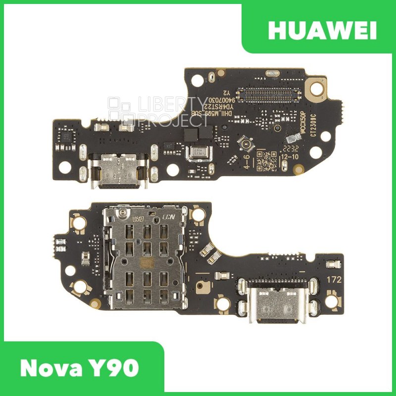 Шлейф/FLC Huawei Nova Y90 (CTR-LX1) на системный разъём/микрофон