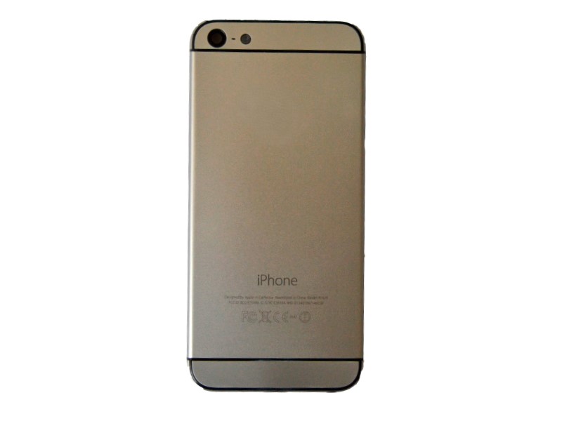 Часть корпуса для iPhone 5 с дизайном под iPhone 6 серая