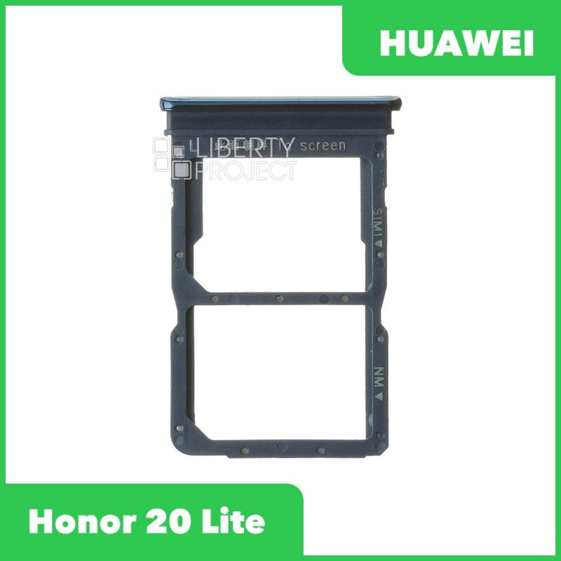 Держатель SIM карты для Huawei Honor 20 Lite (синий)