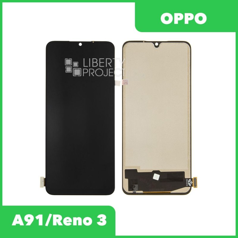 LCD дисплей для Oppo A91/Reno 3 с тачскрином TFT (черный)