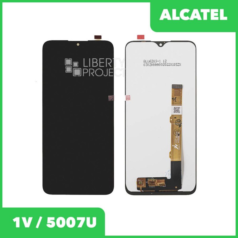 LCD дисплей для Alcatel 1V/5007U в сборе с тачскрином (черный) Premium Quality