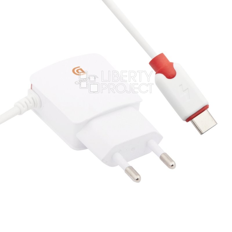 СЗУ "Griffin" 2.4А USB Type-C (белое)