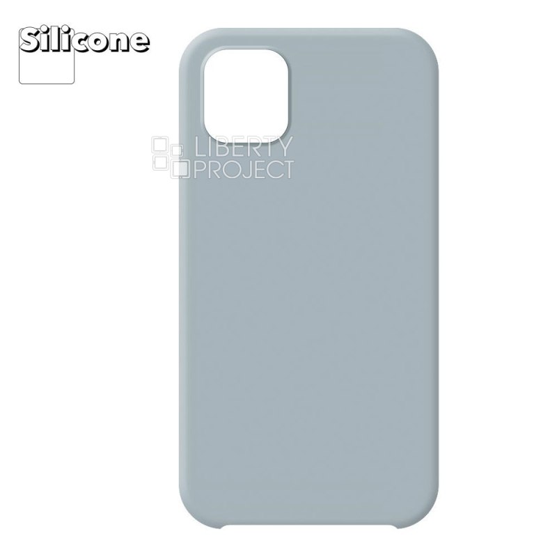 Силиконовый чехол для iPhone 11 "Silicone Case" (светло голубой) 43