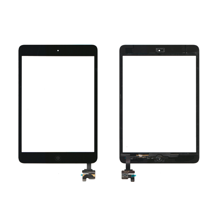 Тачскрин (сенсорное стекло) для iPad Mini/mini 2 с коннектором черный