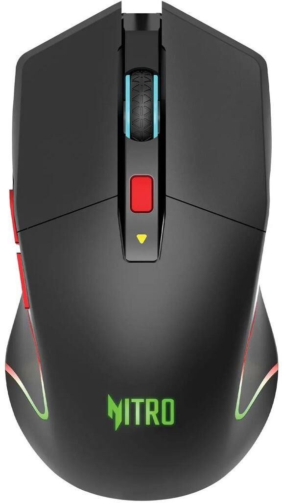 ACER Мышь Nitro OMR304 черный оптическая 3200dpi беспров. BT/Radio USB 6but (ZL.MCECC.01Z)