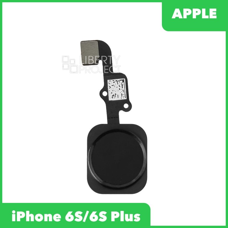 Шлейф/FLC iPhone 6S/6S Plus на кнопку HOME (черный)