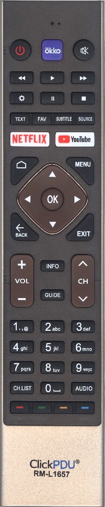 Универсальный пульт ClickPdu RM-L1657
