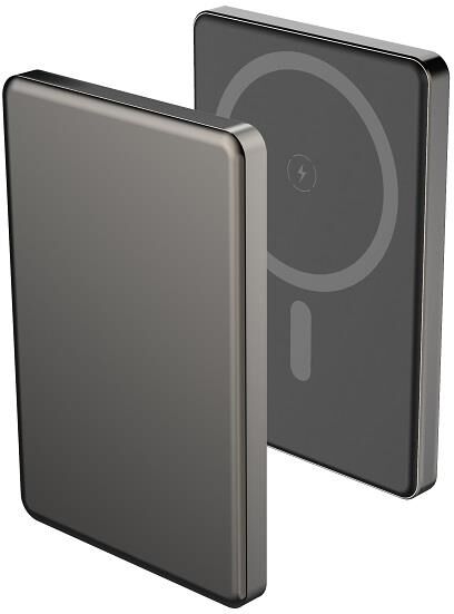 Внешний АКБ AKSBERRY (6900293340019) E501 с MagSafe 5000 mAh, серый
