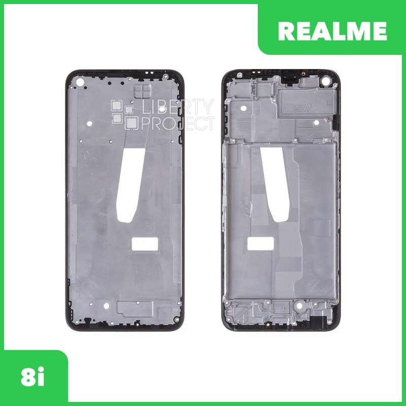 Рамка дисплея для Realme 8i (RMX3151) (черный)