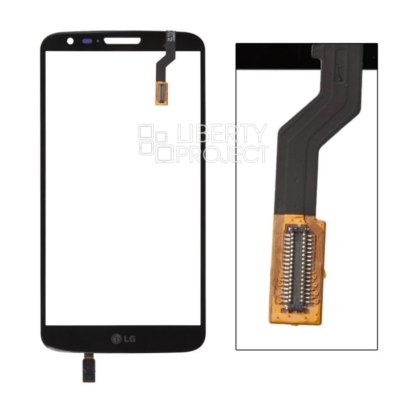 Тачскрин для LG Optimus G2 D802 1-я категория (черный)