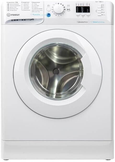 Стиральная машина INDESIT BWSA 6109 WWV RU, Белый