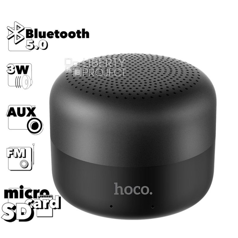 Bluetooth колонка HOCO BS29 Gamble Journey BT5.0, 3W, AUX/microSD (черный)