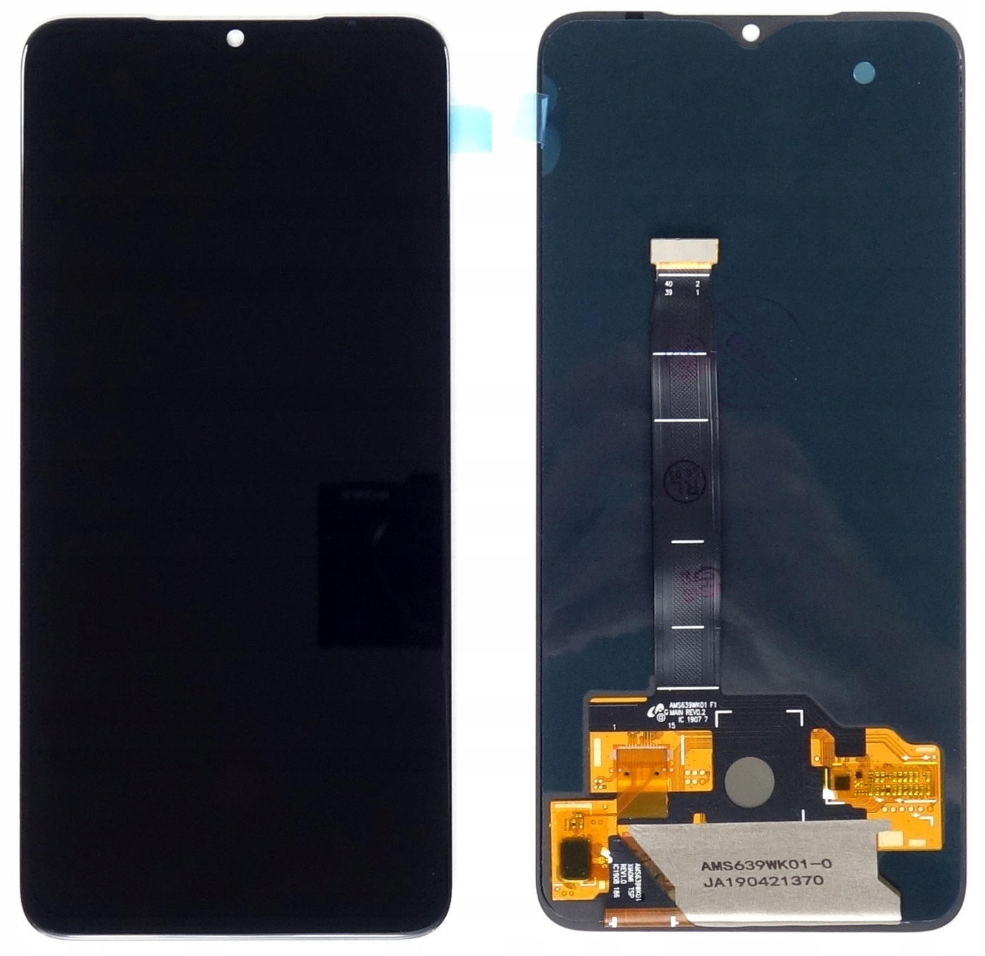 Дисплей для Xiaomi Mi 9 черный OLED с тачскрином (модуль)