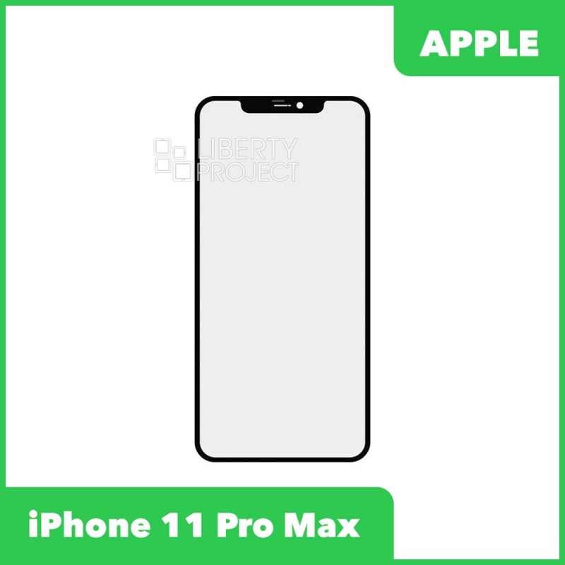 G+OCA PRO стекло для IPhone 11 Pro Max олеофобное покрытие (черный)