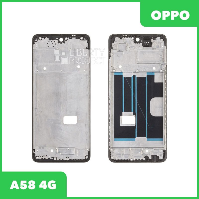Рамка дисплея для OPPO A58 4G (CPH2577) (черный)