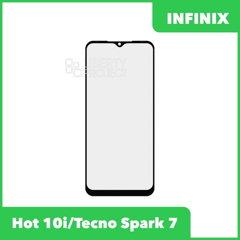 G+OCA PRO стекло для переклейки Infinix Hot 10i / Tecno Spark 7 (черный)