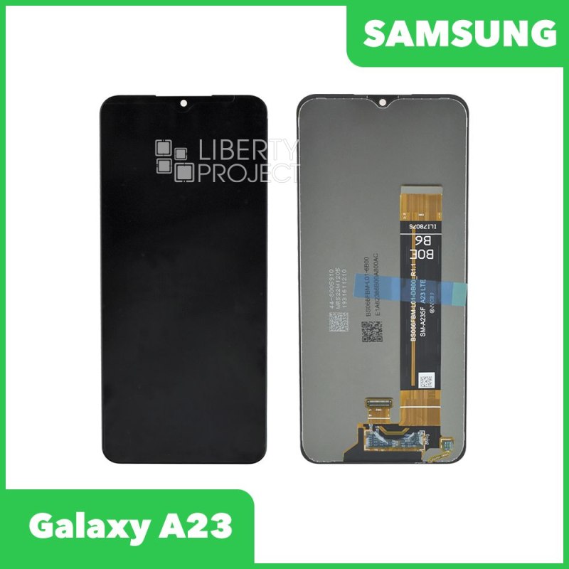LCD дисплей для Samsung Galaxy A23 SM-A235 без рамки (черный) 100% OR