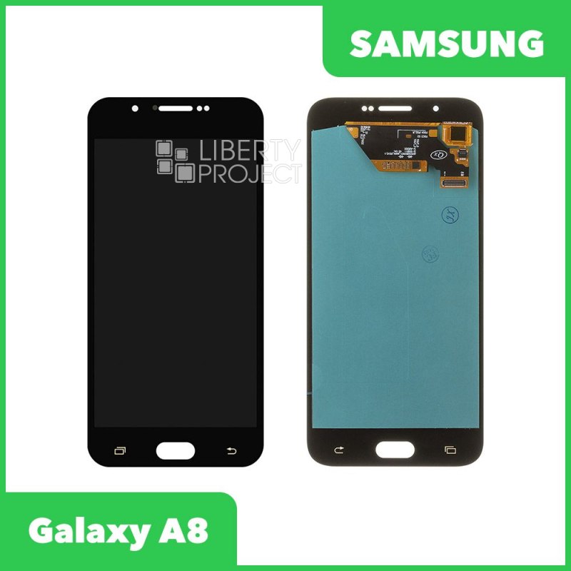 LCD дисплей для Samsung Galaxy A8 SM-A800 в сборе с тачскрином OLED (черный)