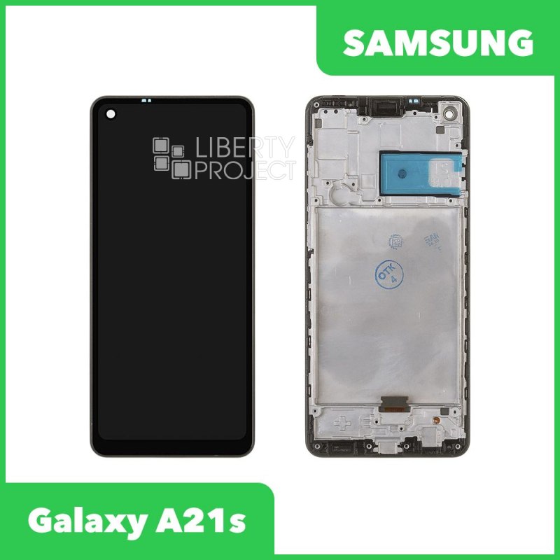 LCD дисплей для Samsung Galaxy A21s SM-A217 в сборе в рамке incell (черный)