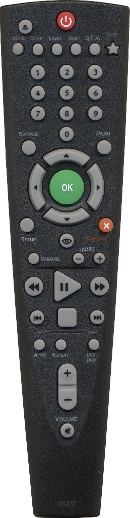 Пульт Huayu RC-437 для DVD плеера BBK