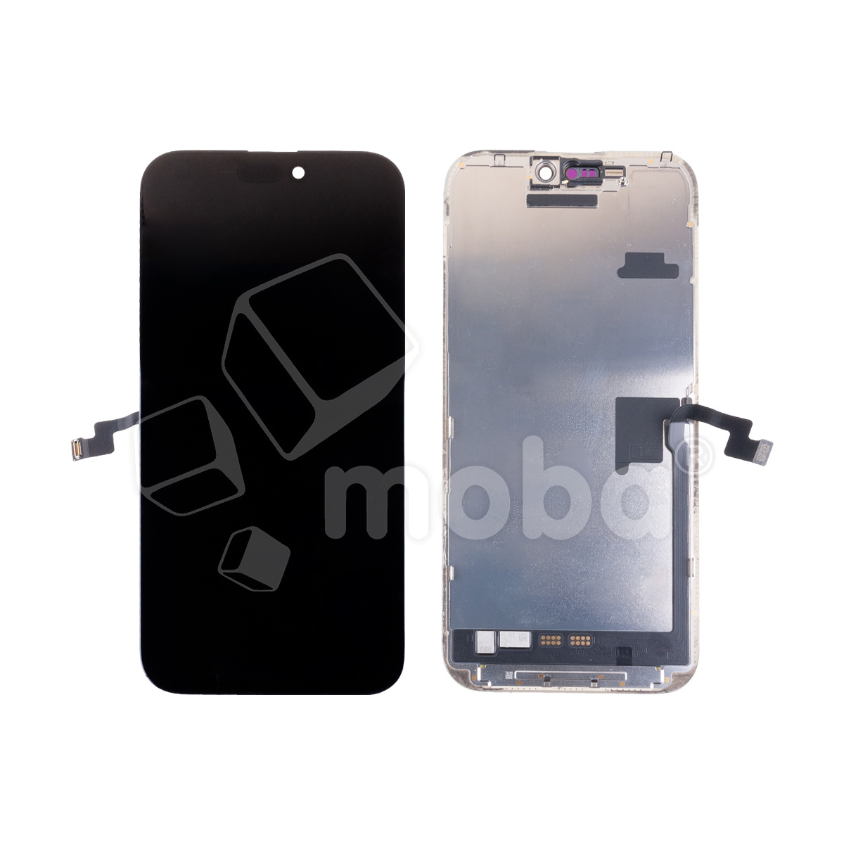 Дисплей для iPhone 16 Pro Max (A3296) в сборе с тачскрином Черный - OR100 (rev. LG) (Снятый, без ремонта)