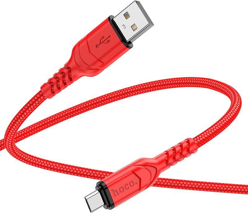 Кабель HOCO (6931474794093) X59m USB 2.4A microUSB 2м красный