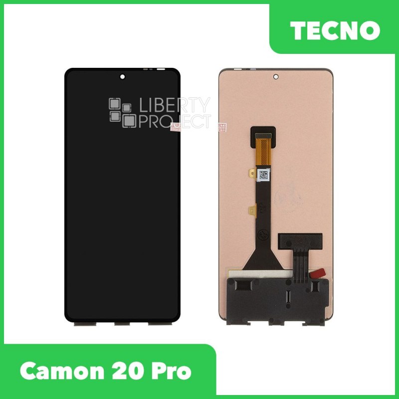 LCD дисплей для Tecno Camon 20 Pro с тачскрином (черный) 100% OR