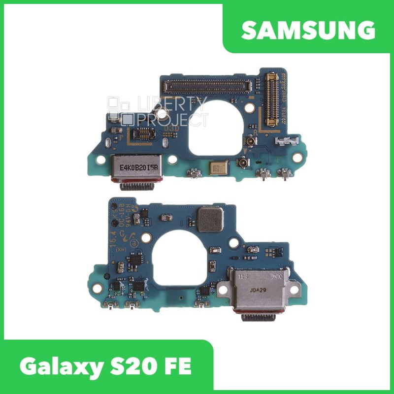 Шлейф/FLC Samsung Galaxy S20 FE SM-G780 на системный разъём/микрофон (оригинал)