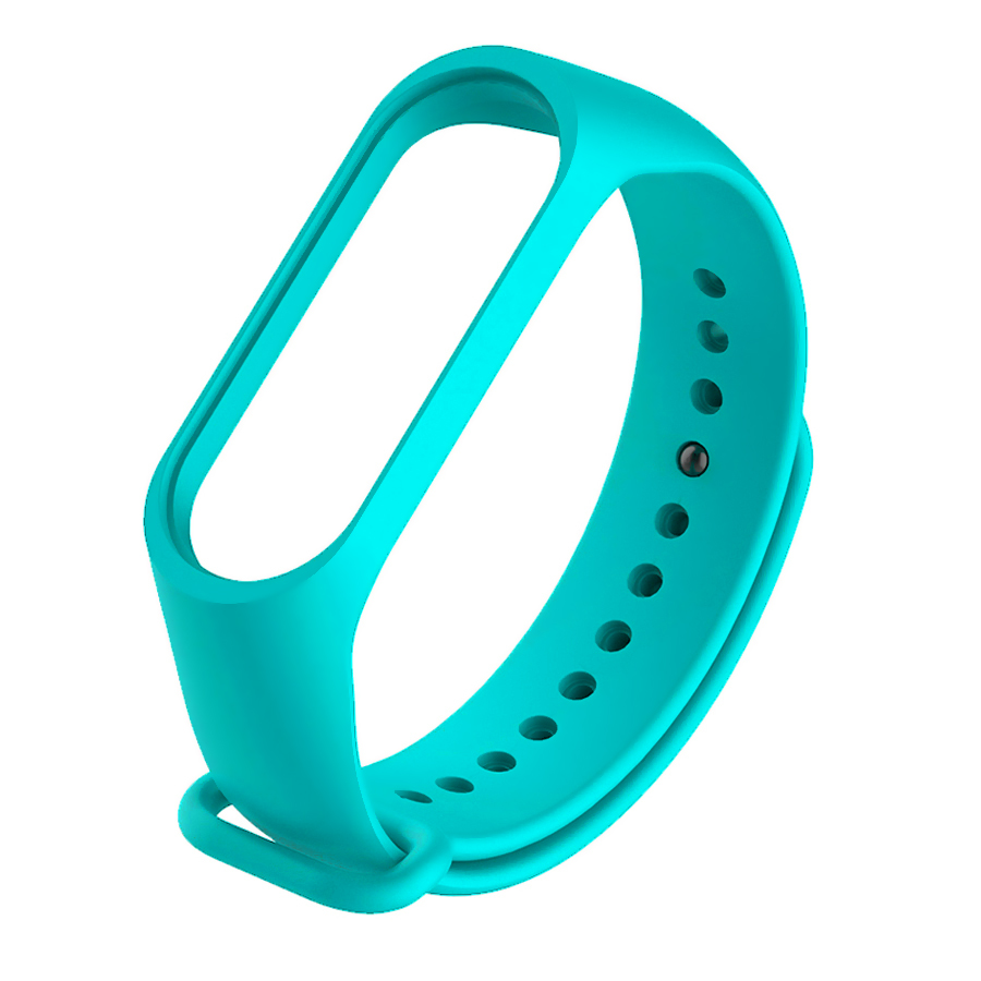 Силиконовый ремешок для Xiaomi mi band 7 бирюзовый