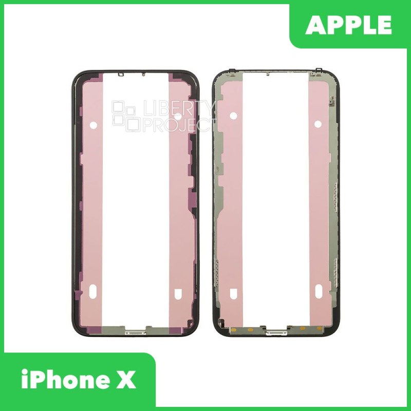 Рамка дисплея для iPhone X (черный), оригинал