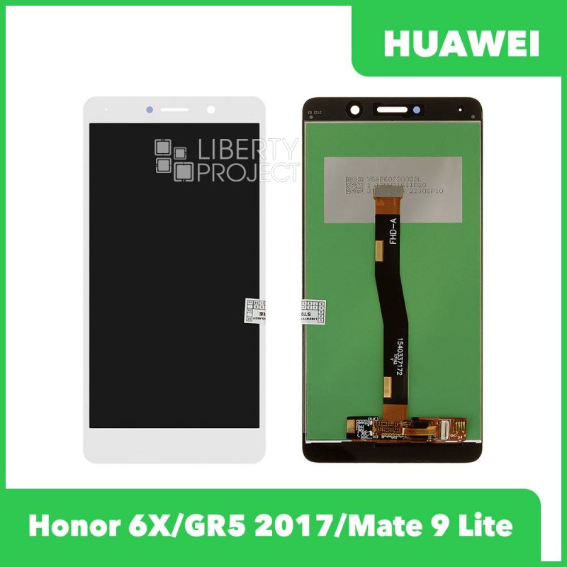 LCD дисплей для Huawei Honor 6X/GR5 2017/Mate 9 Lite (BLN-L21) с тачскрином (белый)